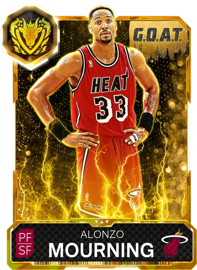 (GOAT) Alonzo Mourning (99 OVR)
