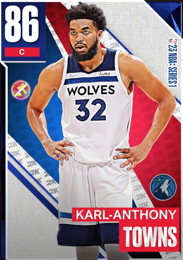 (SAPPHIRE) Karl-Anthony Towns (86 OVR)
