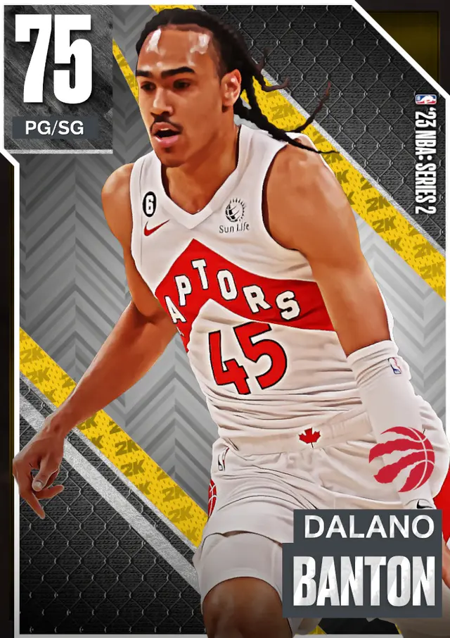 (GOLD) Dalano Banton (75 OVR)