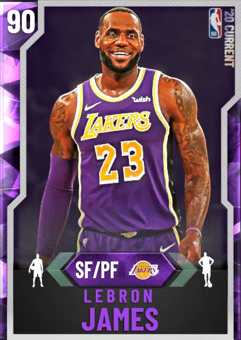 (AMETHYST) LeBron James (90 OVR)
