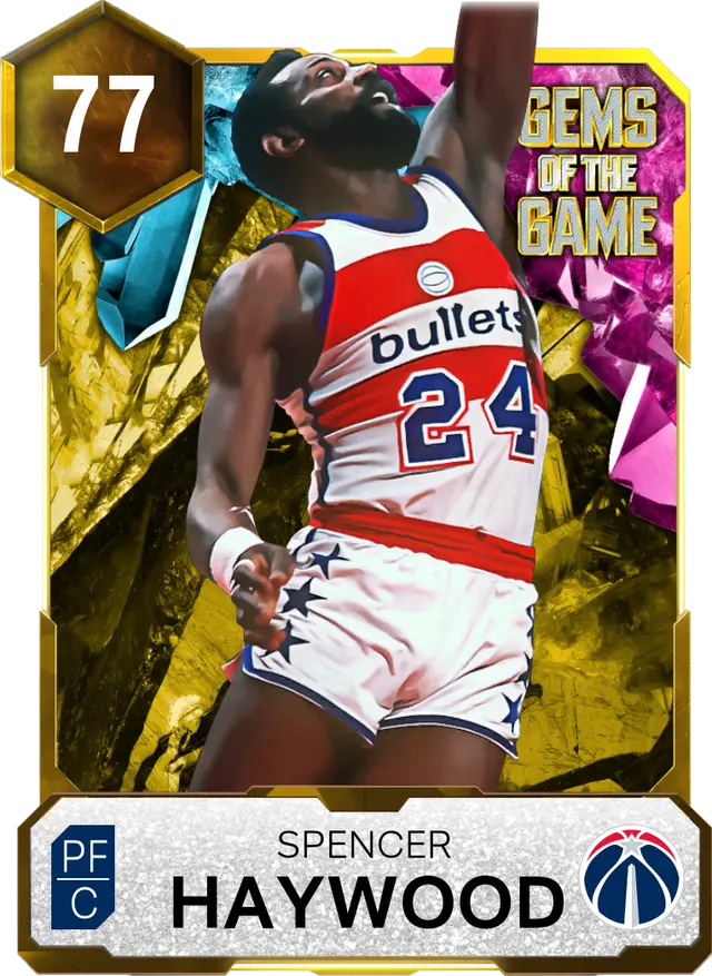 77 Spencer Haywood | Gold Gems of the Game