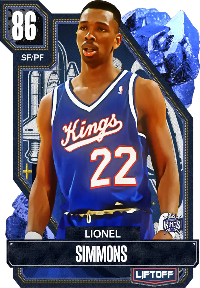 (SAPPHIRE) Lionel Simmons (86 OVR)