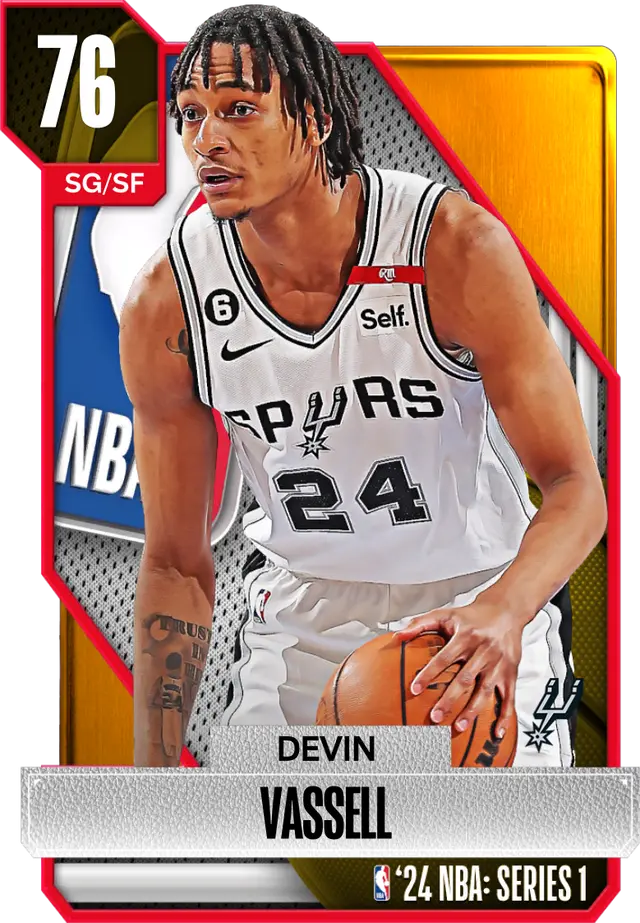 (GOLD) Devin Vassell (76 OVR)
