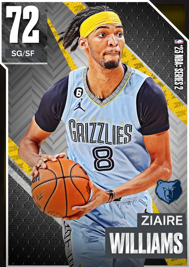 (GOLD) Ziaire Williams (72 OVR)