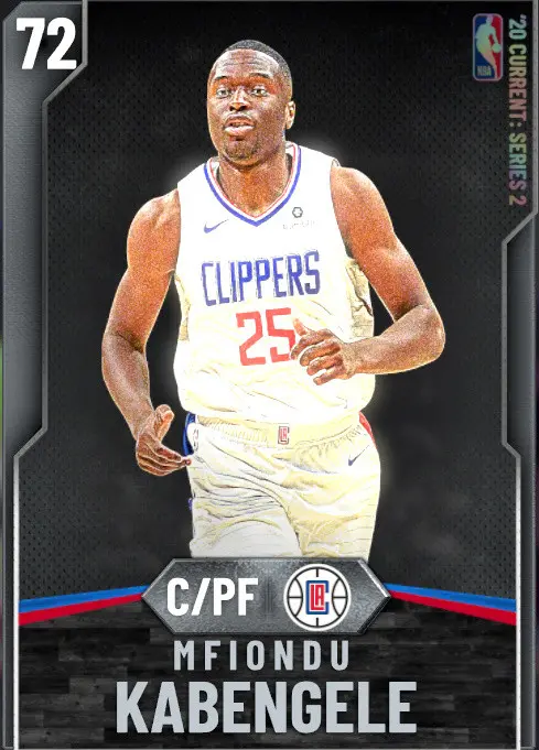 (SILVER) Mfiondu Kabengele (72 OVR)