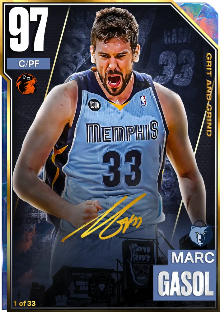 NBA 2K24 | 2KDB Custom Card (Marc Gasol Galaxy Opal)