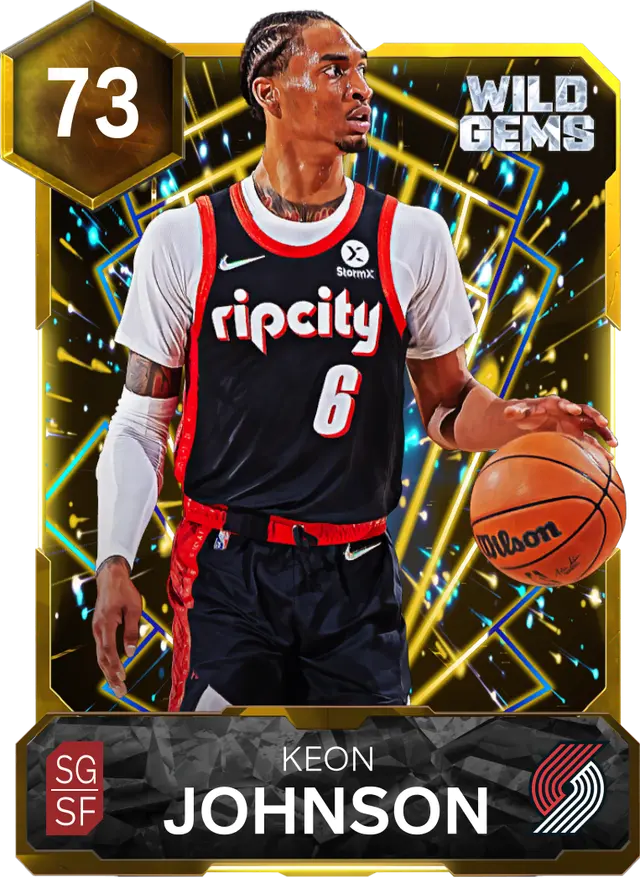 (GOLD) Keon Johnson (73 OVR)