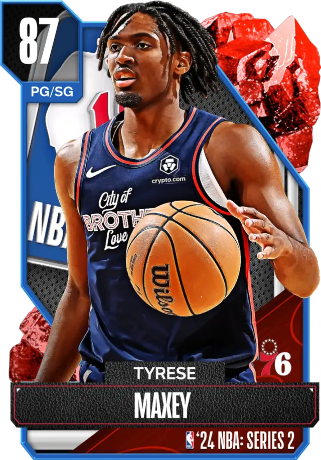 (RUBY) Tyrese Maxey (87 OVR)