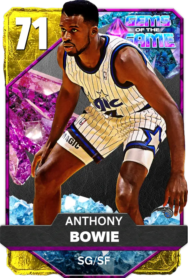 71 Anthony Bowie | Gold Gems of the Game