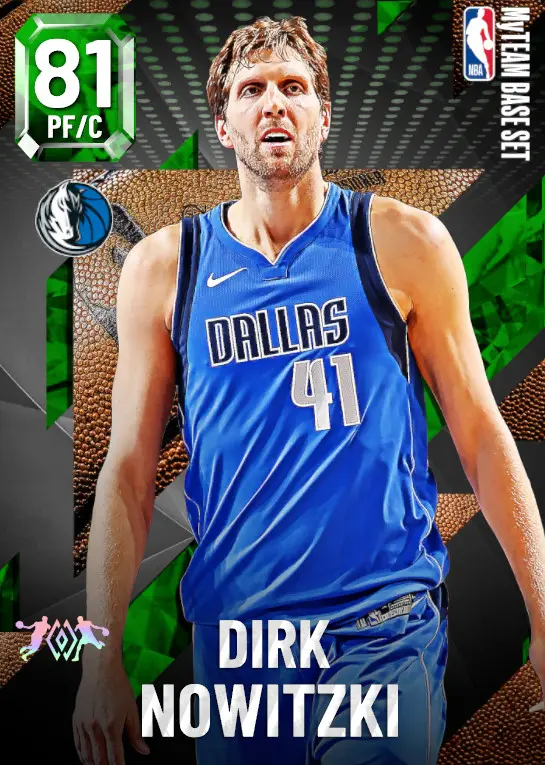 (EMERALD) Dirk Nowitzki (81 OVR)