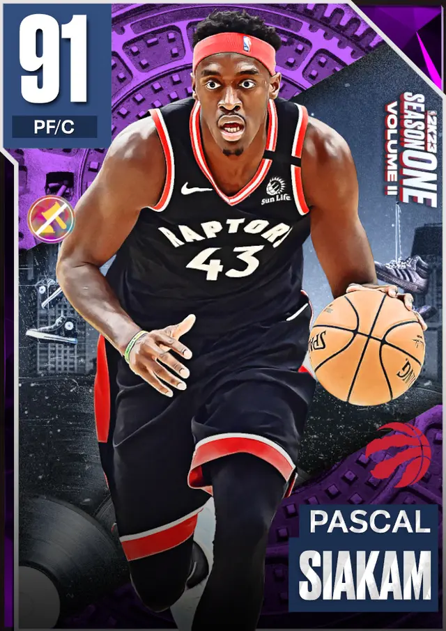 (AMETHYST) Pascal Siakam (91 OVR)