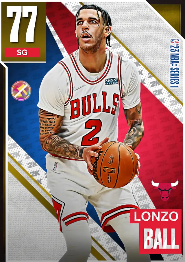(GOLD) Lonzo Ball (77 OVR)