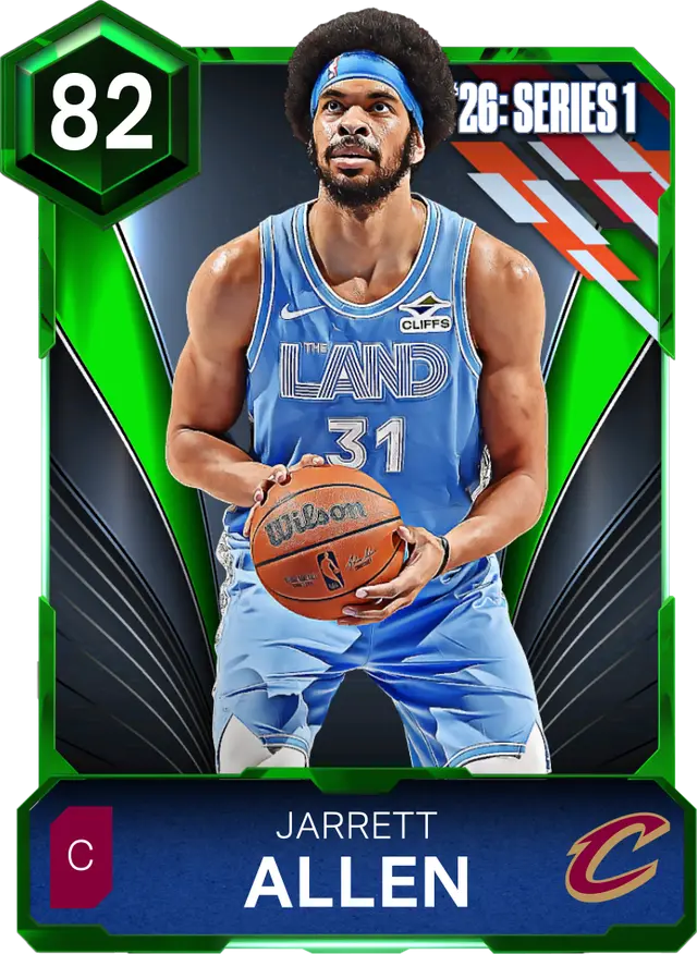 (EMERALD) Jarrett Allen (82 OVR)