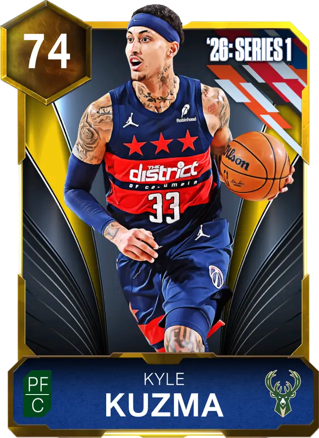 (GOLD) Kyle Kuzma (74 OVR)