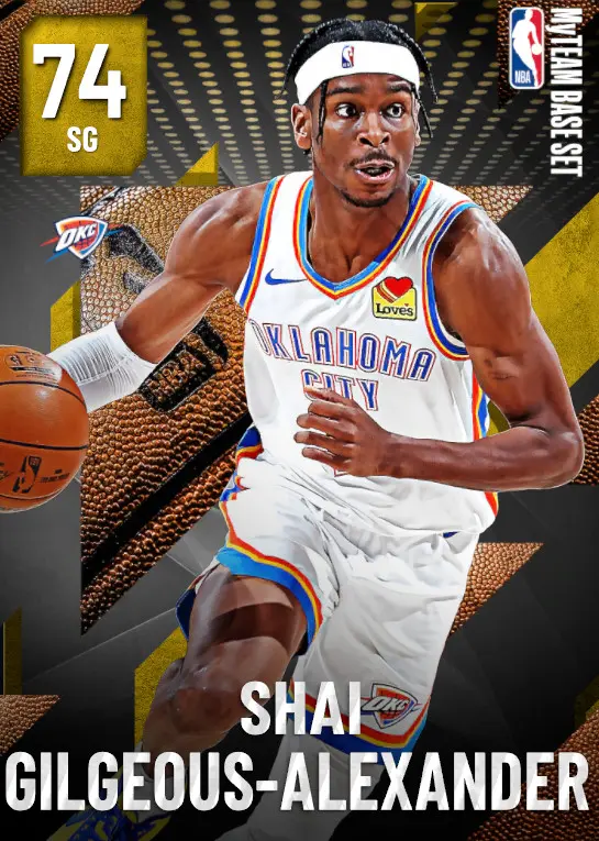 (GOLD) Shai Gilgeous-Alexander (74 OVR)