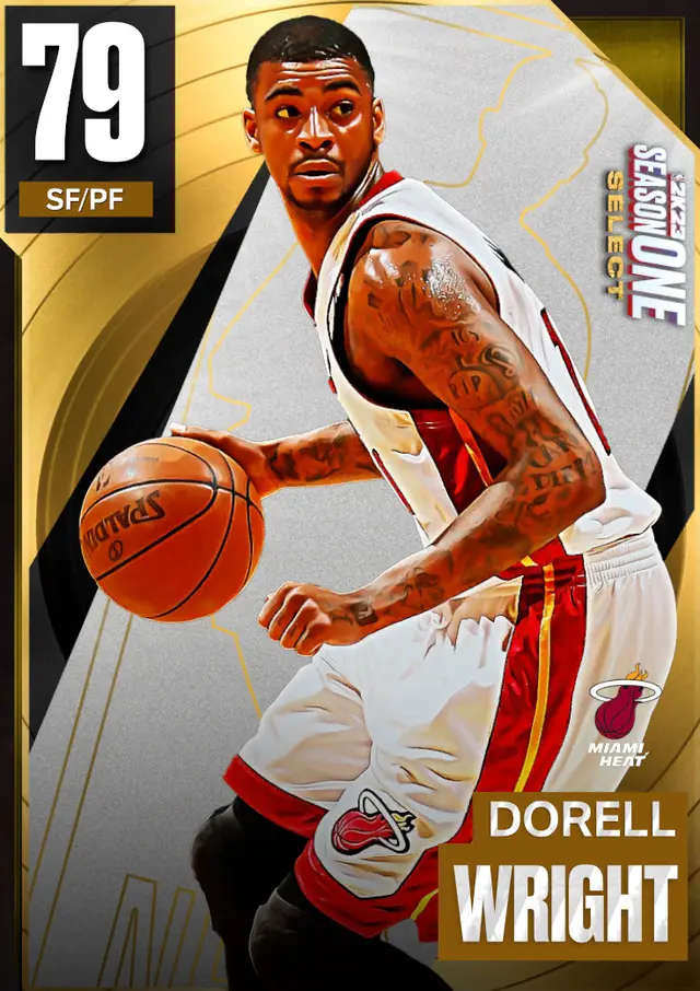 (GOLD) Dorell Wright (79 OVR)