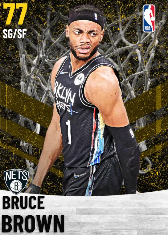 (GOLD) Bruce Brown (77 OVR)