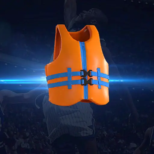 Orange Summertime Life Jacket