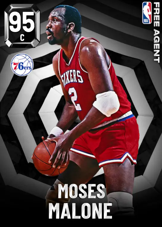 (FREEAGENT) Moses Malone (95 OVR)