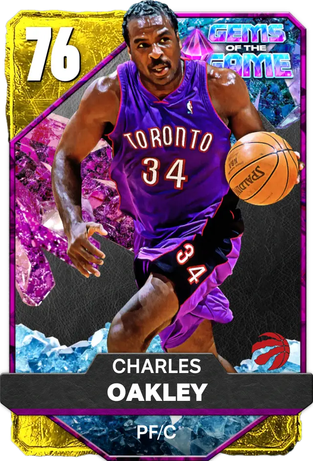 76 Charles Oakley | Gold Gems of the Game