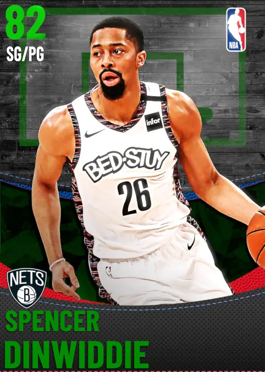 (EMERALD) Spencer Dinwiddie (82 OVR)