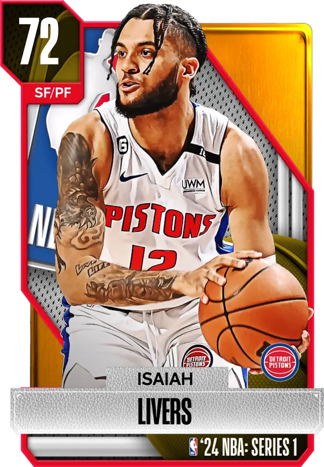 (GOLD) Isaiah Livers (72 OVR)