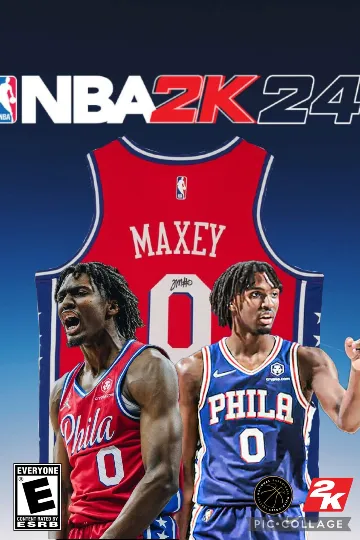 Tyrese Maxey 2k24 Cover