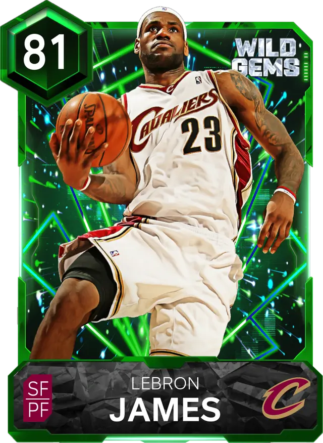 (EMERALD) LeBron James (81 OVR)