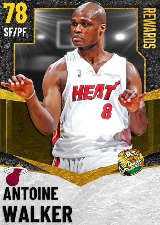 (GOLD) Antoine Walker (78 OVR)