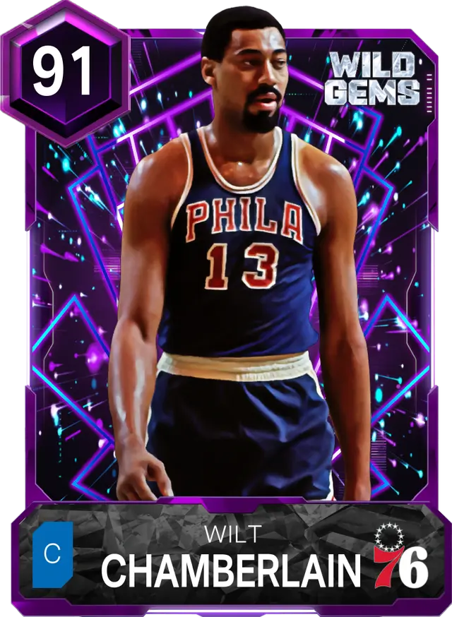 (AMETHYST) Wilt Chamberlain (91 OVR)