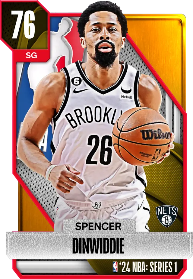 (GOLD) Spencer Dinwiddie (76 OVR)