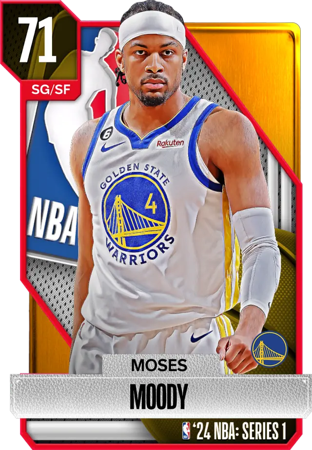 (GOLD) Moses Moody (71 OVR)