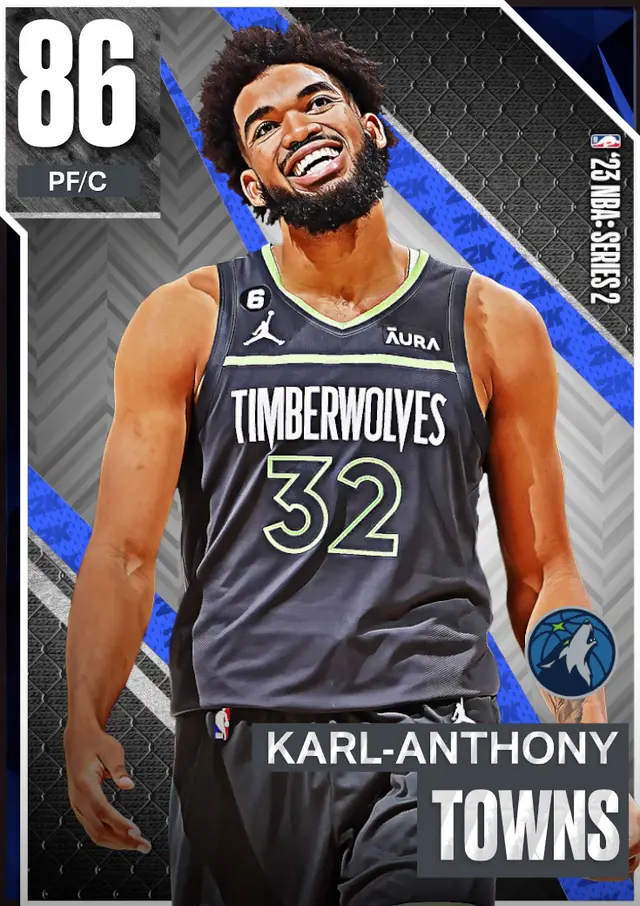 (SAPPHIRE) Karl-Anthony Towns (86 OVR)