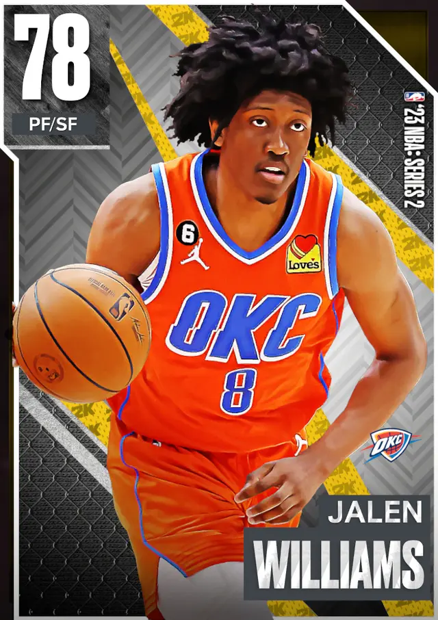 (GOLD) Jalen Williams (78 OVR)