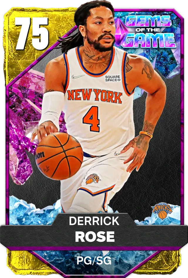(GOLD) Derrick Rose (75 OVR)