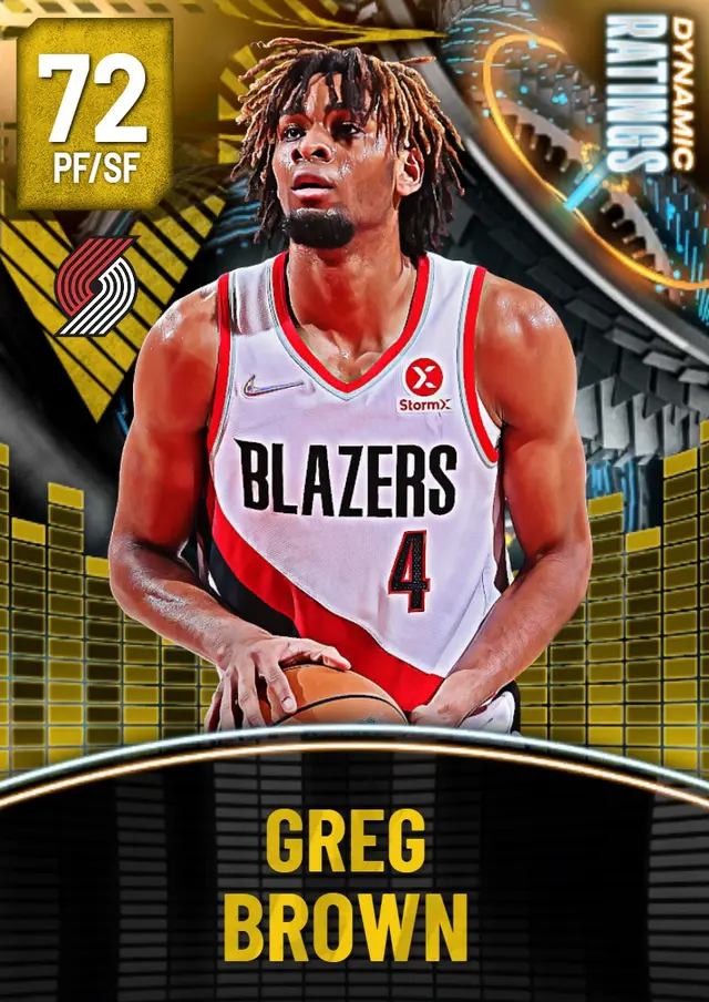 (GOLD) Greg Brown (72 OVR)