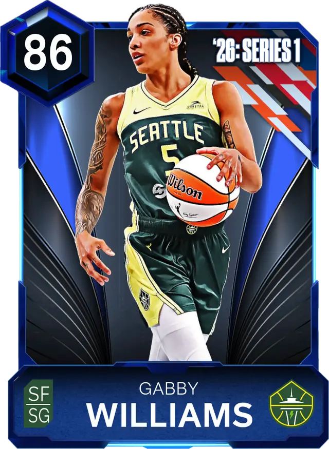 (SAPPHIRE) Gabby Williams (86 OVR)