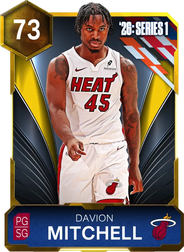 (GOLD) Davion Mitchell (73 OVR)