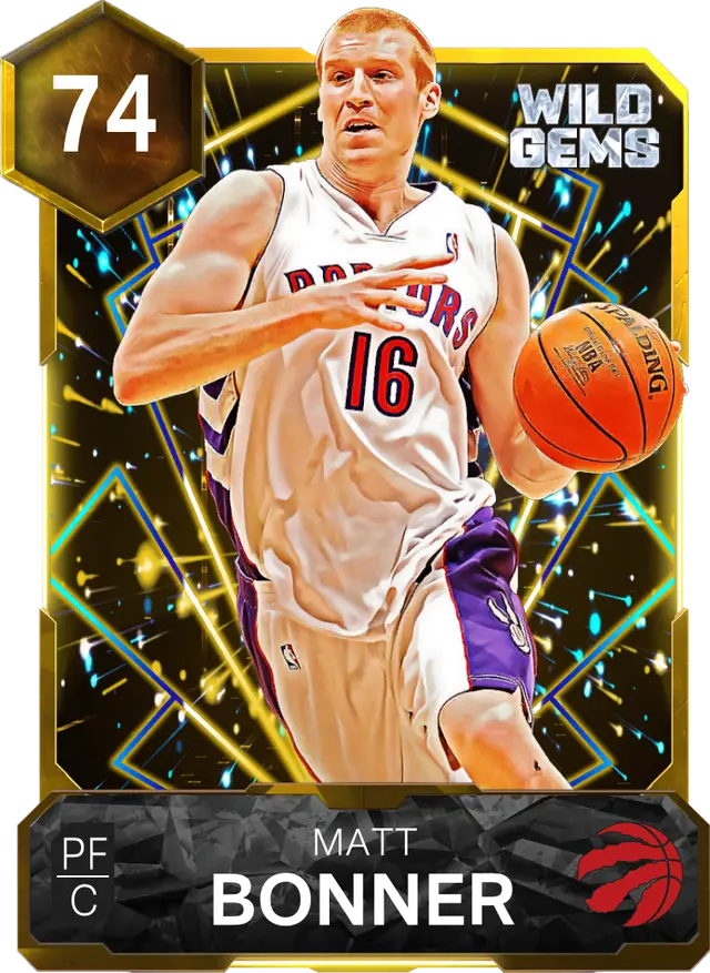 74 Matt Bonner | Gold Wild Gems