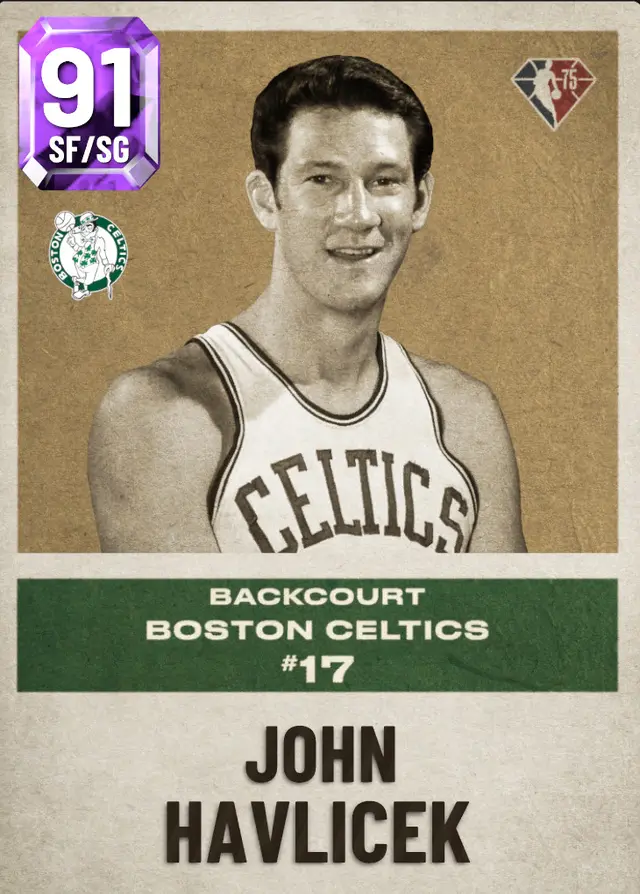 (AMETHYST) John Havlicek (91 OVR)