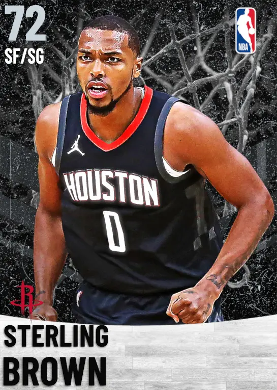 (SILVER) Sterling Brown (72 OVR)