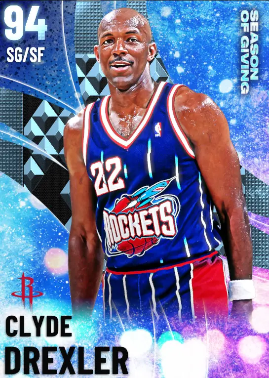 (DIAMOND) Clyde Drexler (94 OVR)