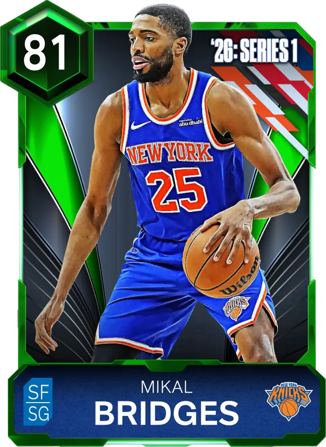 (EMERALD) Mikal Bridges (81 OVR)