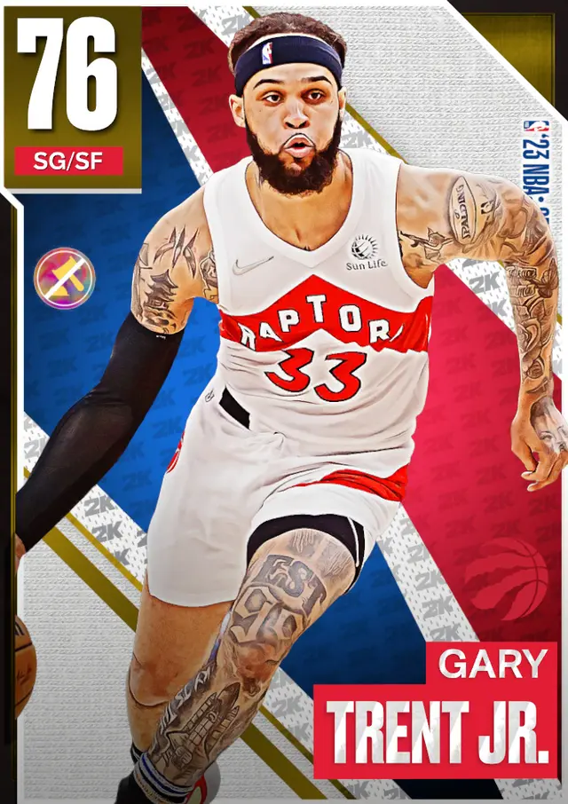 (GOLD) Gary Trent Jr. (76 OVR)