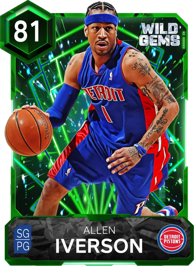 (EMERALD) Allen Iverson (81 OVR)