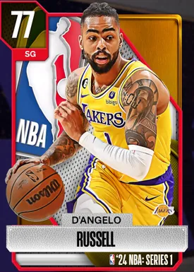 NBA 2K24 | 2KDB Gold D'Angelo Russell (77) Complete Stats