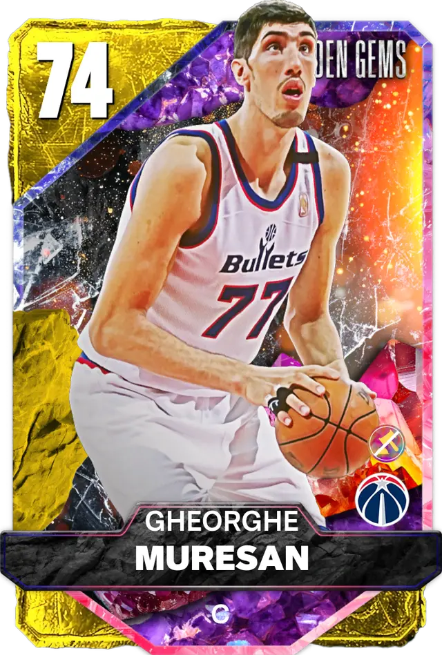 (GOLD) Gheorghe Muresan (74 OVR)