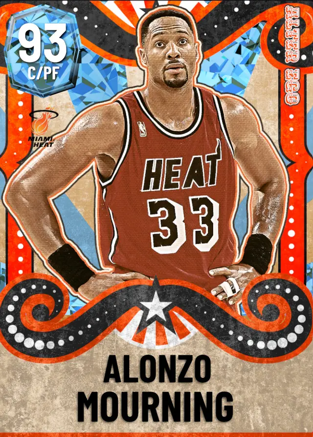 (DIAMOND) Alonzo Mourning (93 OVR)
