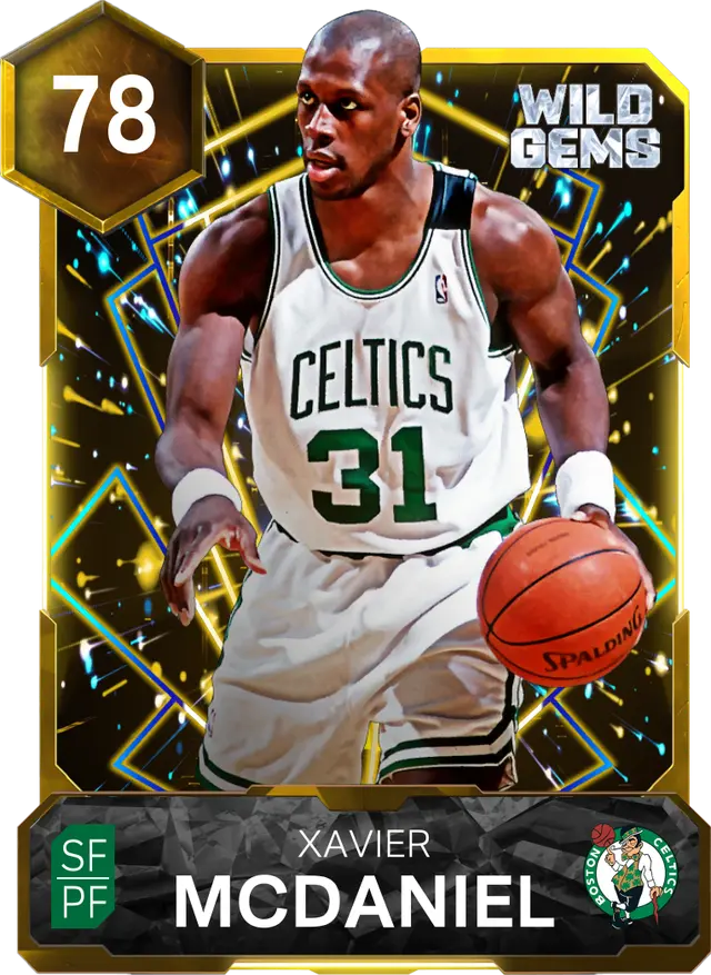 78 Xavier McDaniel | Gold Wild Gems