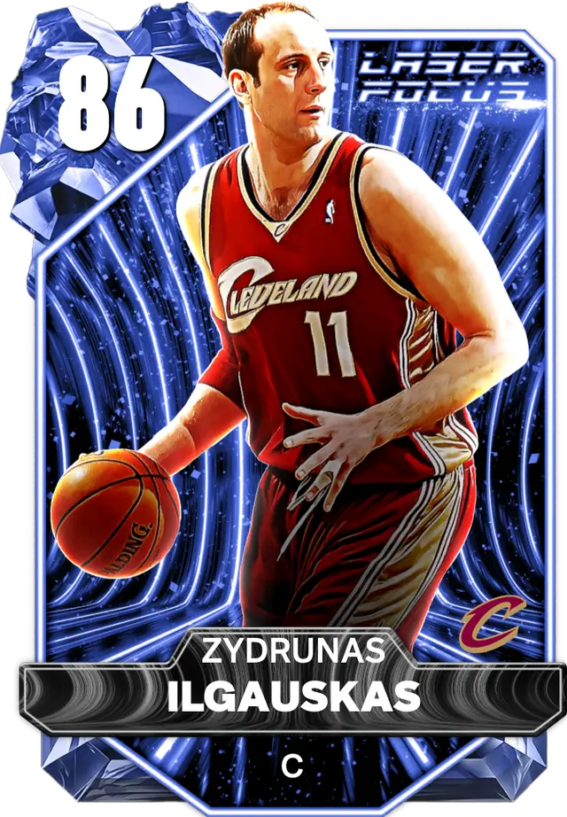(SAPPHIRE) Zydrunas Ilgauskas (86 OVR)